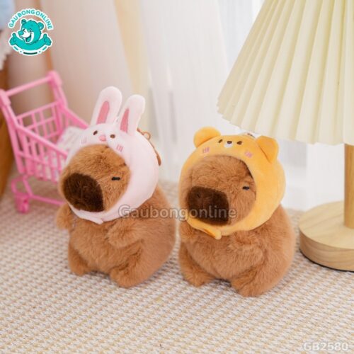 Móc Khóa Chuột Capybara động vật ngộ nghĩnh