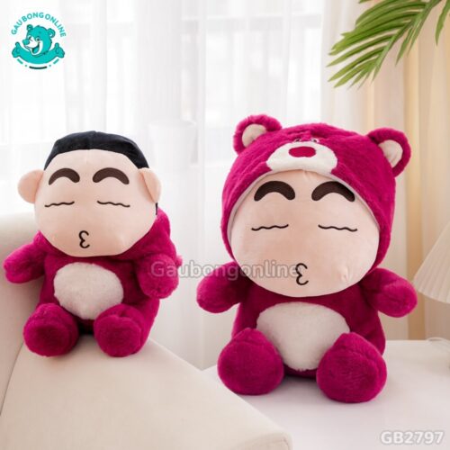 Shin Cosplay Lotso – Hồng Đậm
