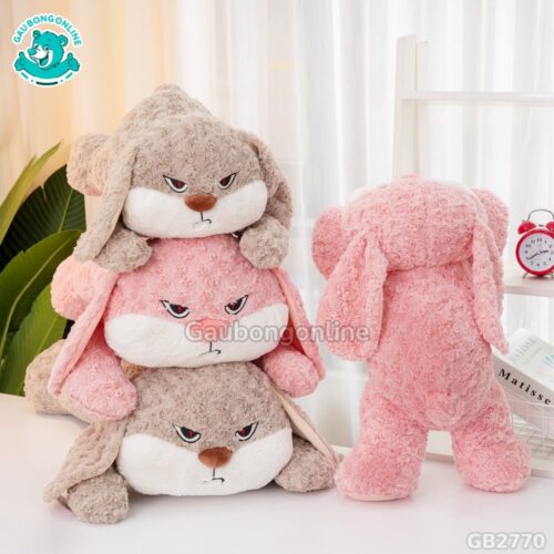 Thỏ Bunny Mặt Quạo Nằm mềm mại, êm ái