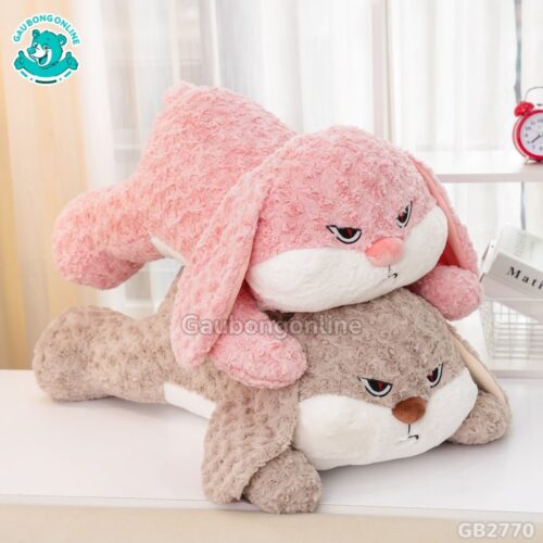 Thỏ Bunny Mặt Quạo Nằm hai màu xinh xắn