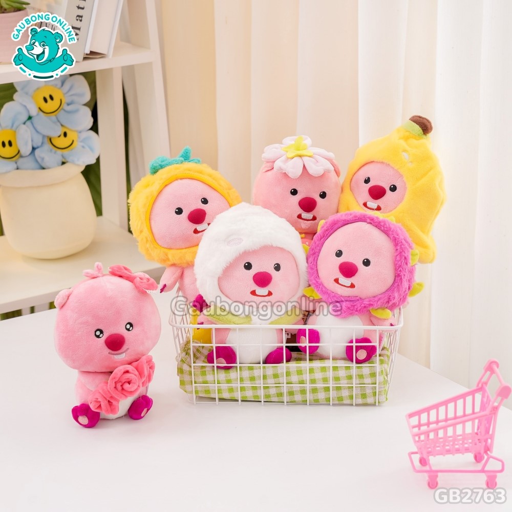 Bộ 6 Hải Ly Loopy đã được bán tại Gấu Bông Online