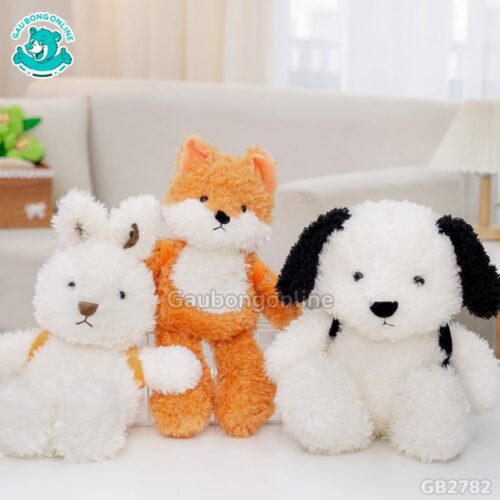 Bộ Gấu Đeo Túi Lông Xù nhiều mẫu dễ thương