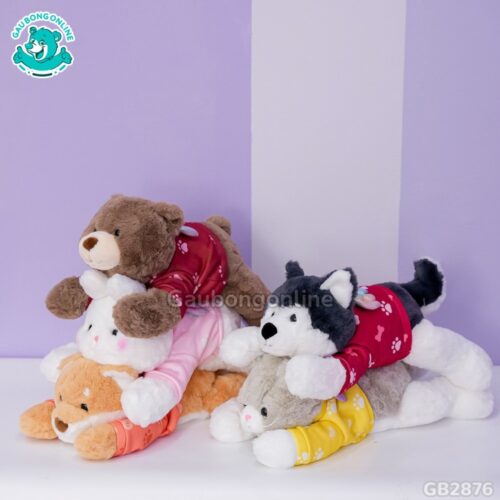 Bộ 5 Thú Nằm Áo Cánh Tiên mềm mại, dễ thương