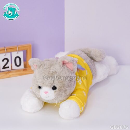 Bộ 5 Thú Nằm Áo Cánh Tiên – Mèo Xám