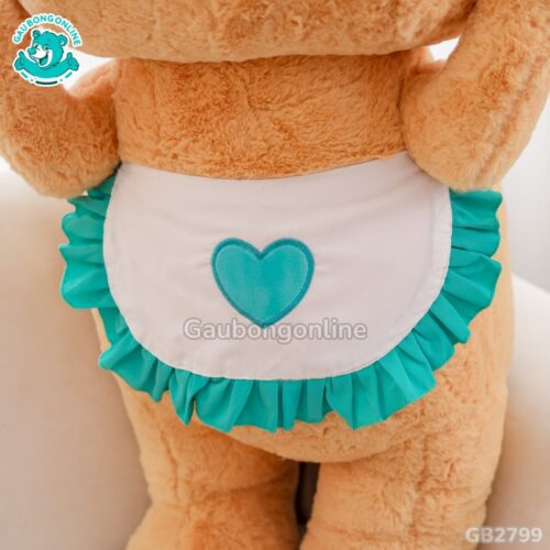 Gấu Bông Butter Bear đeo yếm dễ thương