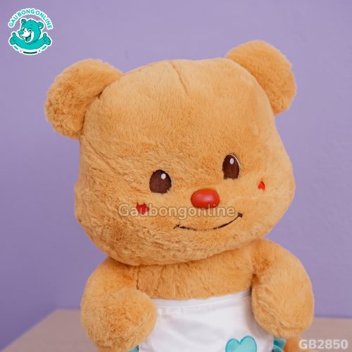 Butter Bear Ngồi Đeo Yếm đã được bán tại Gấu Bông Online