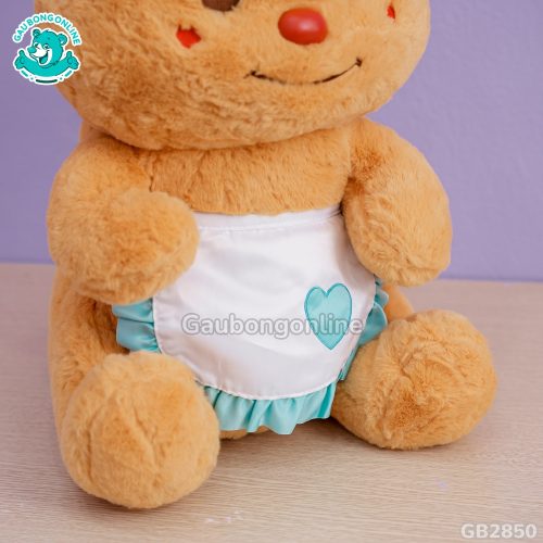 Butter Bear Ngồi Đeo Yếm đã được bán tại Gấu Bông Online