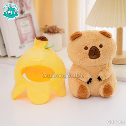 Chuột Capybara Chuối có thể tháo rời mũ