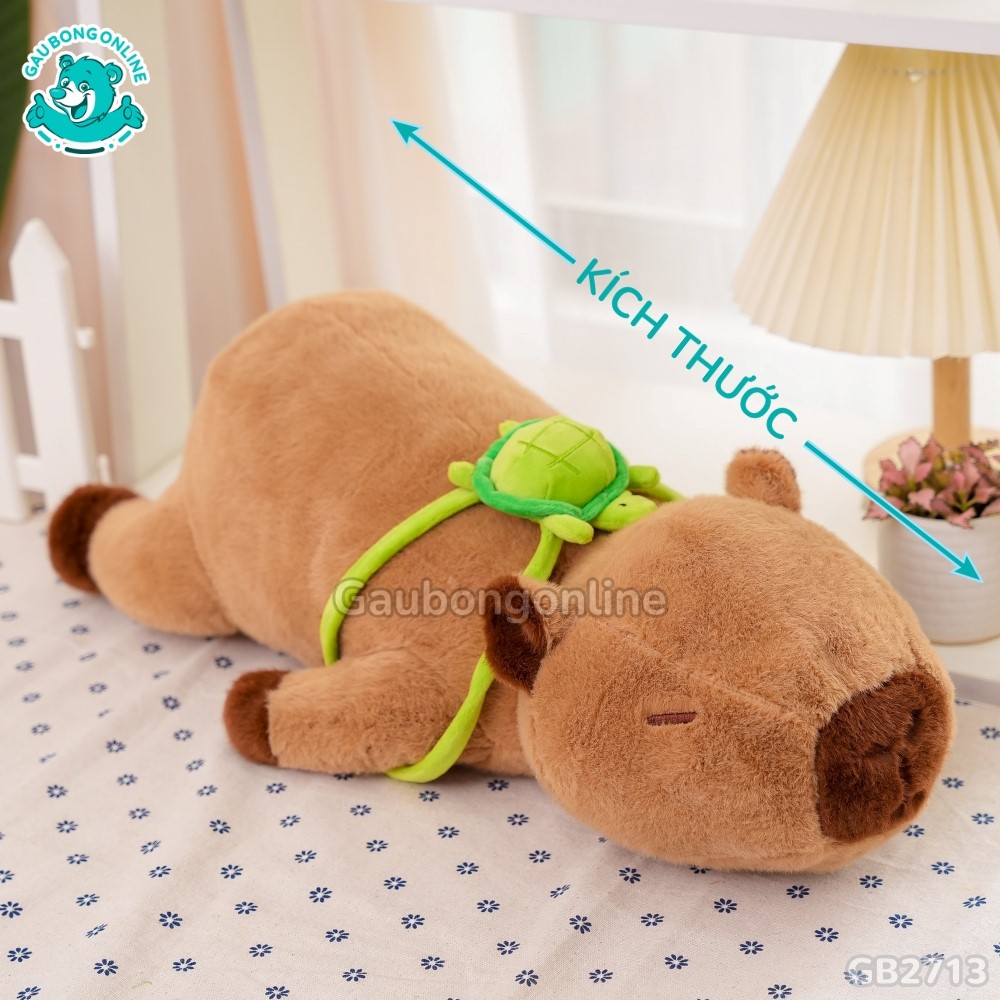 Cách đo kích thước của Chuột Capybara Nằm Đeo Túi Rùa