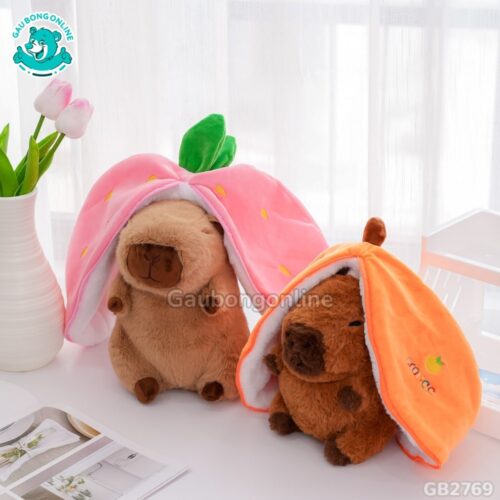 Capybara Trái Cây 2 In 1 thích hợp làm quà tặng cho bé