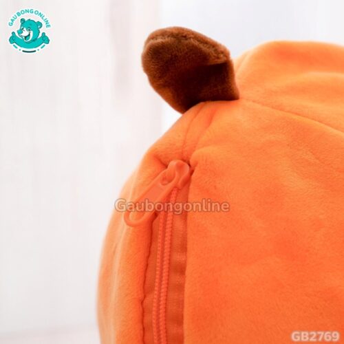 Capybara Trái Cây 2 In 1 – Quả Cam có khóa kéo tiện lợi