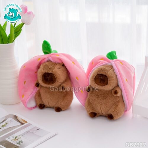 Chuột Capybara Trái Cây 2in1 – Quả Dâu thiết kế độc đáo