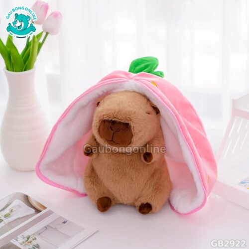 Chuột Capybara Trái Cây 2in1 – Quả Dâu tạo bất ngờ khi tặng quà