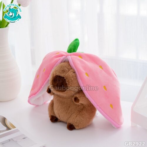 Chuột Capybara Trái Cây 2in1 – Quả Dâu nhỏ nhắn làm đồ chơi cho bé yêu
