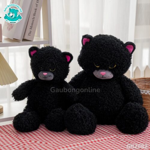 Gấu Lông Xù Mặt Quạo màu đen