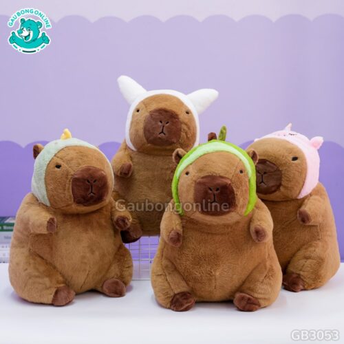 Gối Chăn Mền Chuột Capybara Cosplay