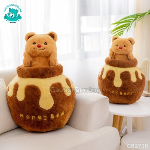 Gấu Bông Honey Bear 2in1 đa dạng kích thước
