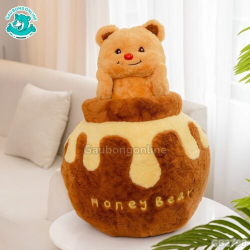 Gấu Bông Honey Bear 2in1 dễ thương