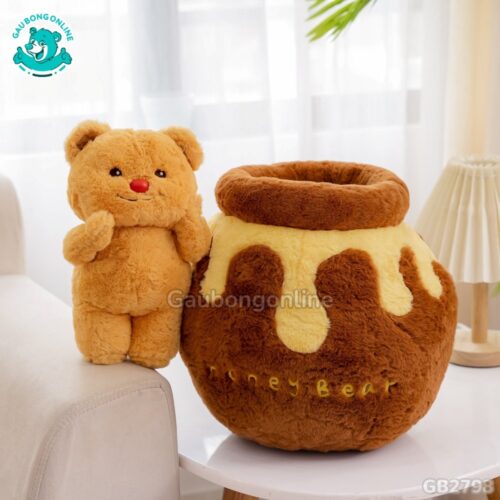 Gấu Bông Honey Bear 2in1 dễ thương
