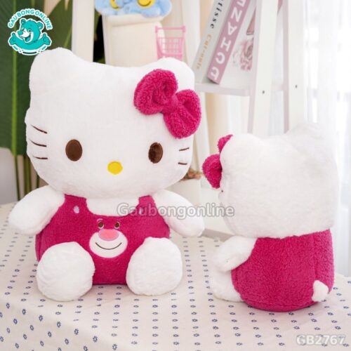 Kitty Mặc Yếm Lotso bông căng phồng, đàn hồi tốt