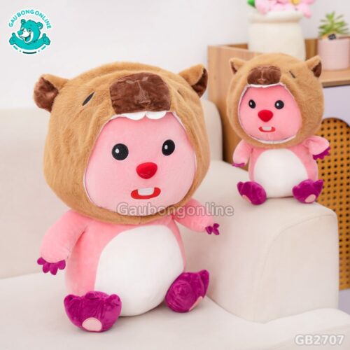 Loopy Cosplay Đội Mũ Capybara mềm mại, êm mịn