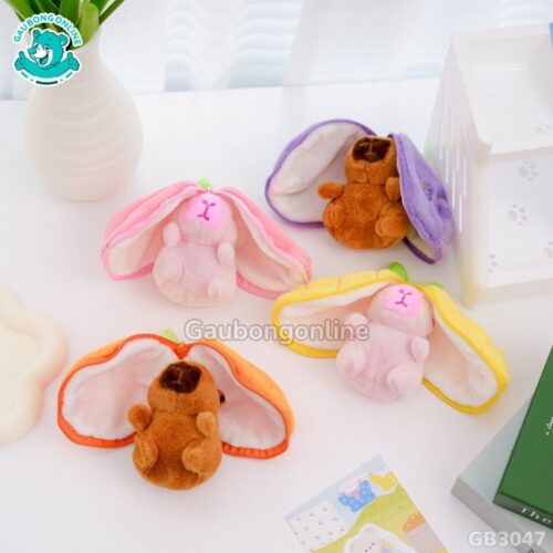 Móc Khóa 2 in 1 Chuột Capybara