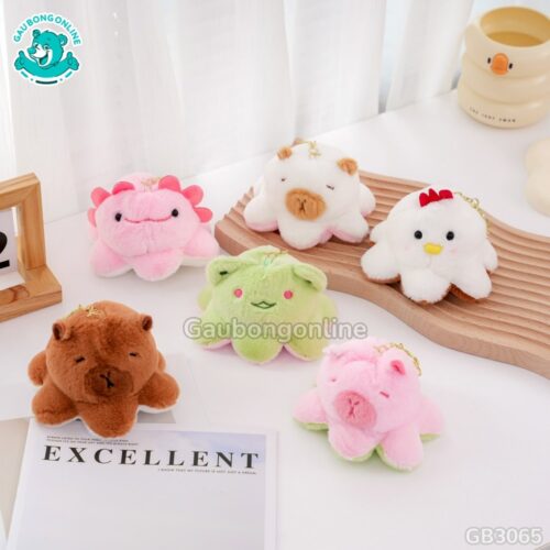 Móc Khóa Bạch Tuộc Capybara