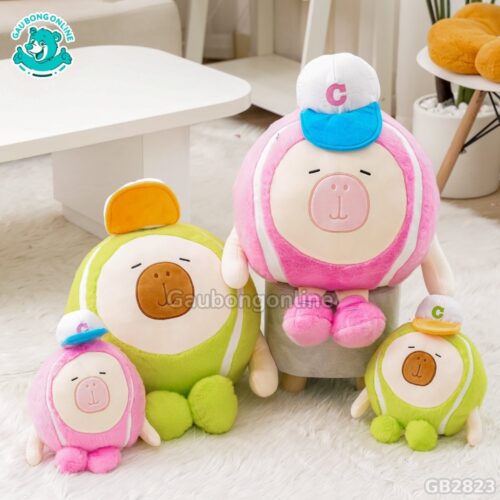Quả Bóng Chuột Capybara Đội Mũ đã được bán tại Gấu Bông Online