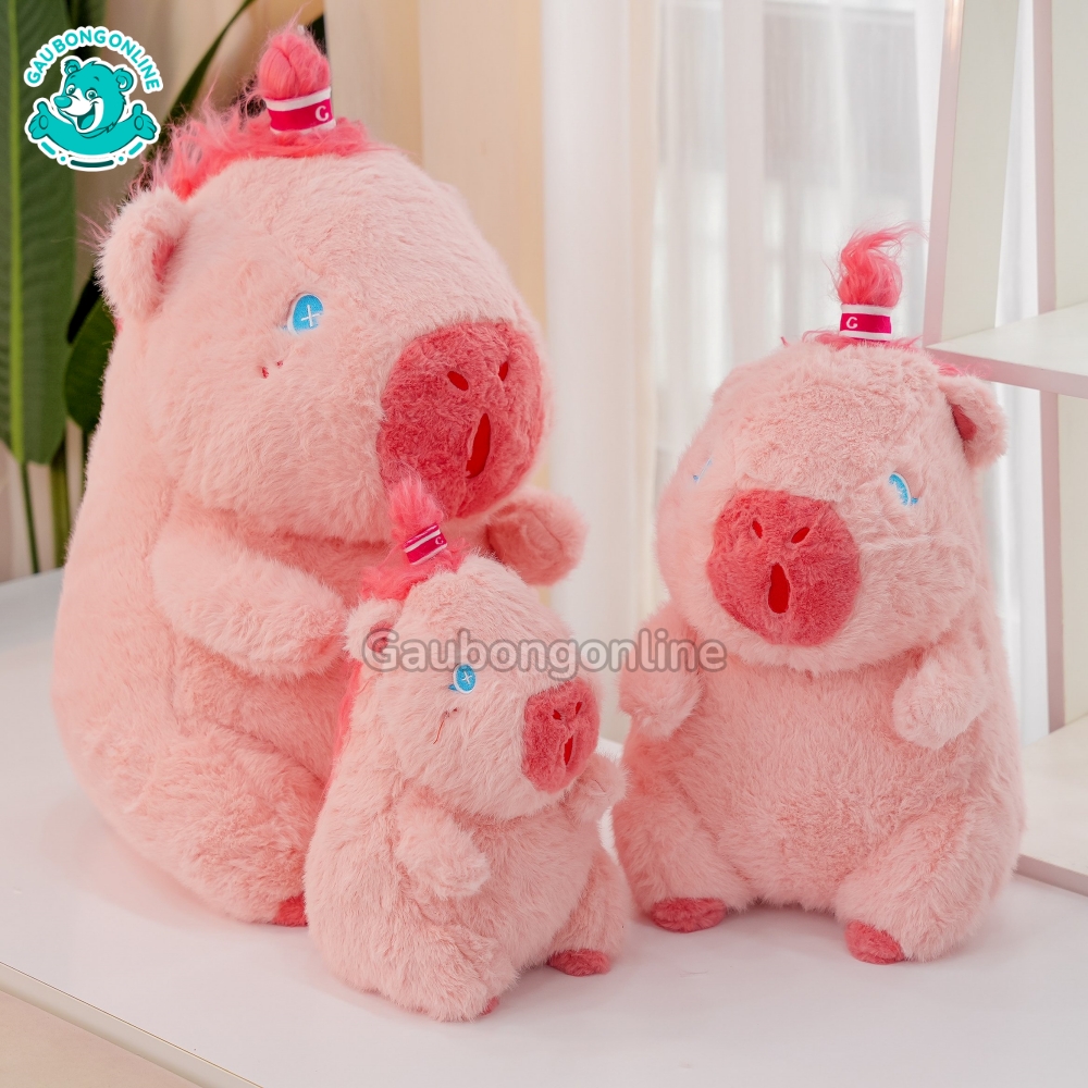 10+ Mẫu Gấu Bông Capybara Hồng Hot Nhất