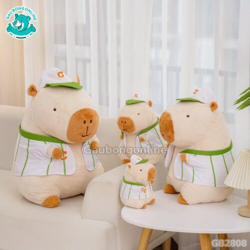 Chuột Capybara Mặc Áo – Kem