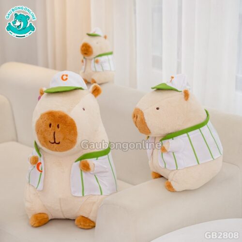 Chuột Capybara Mặc Áo – Kem