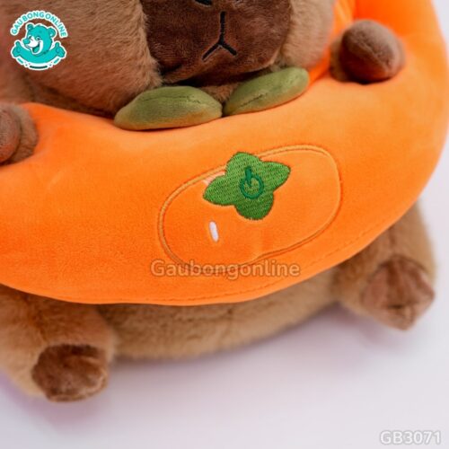 Chuột Capybara Mặc Áo Quả Hồng họa tiết bắt mắt