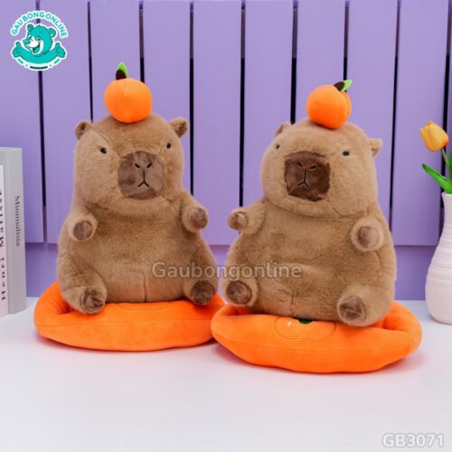 Chuột Capybara Mặc Áo Quả Hồng mềm mại, êm ái