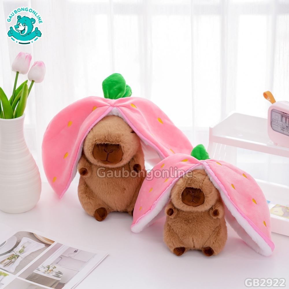 Chuột Capybara Trái Cây 2in1 - Quả Dâu