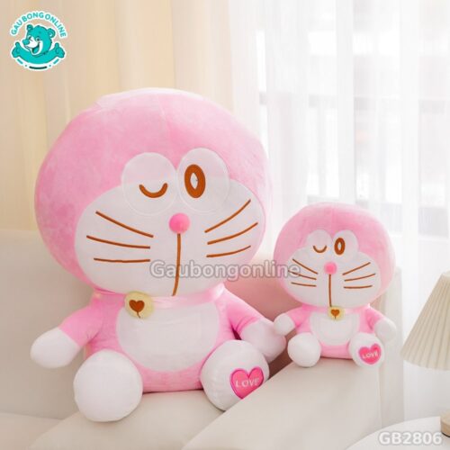 Doraemon Hồng lông mềm mại, ôm cực đã
