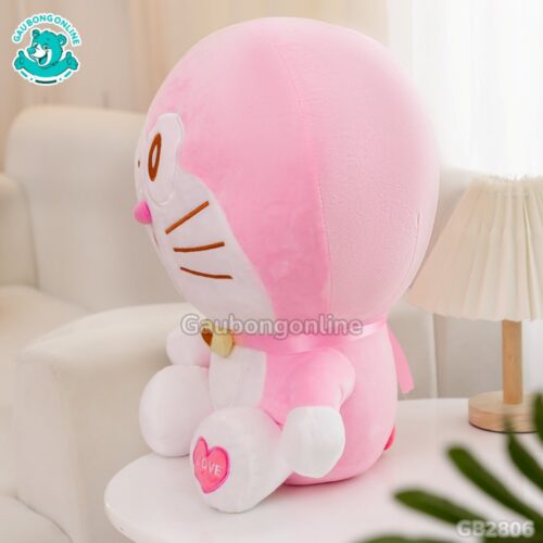 Doraemon Hồng nhồi bông căng phồng, đàn hồi tốt