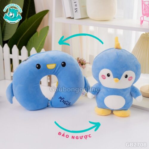 Gối Cổ Biến Hình - Cánh Cụt Xanh