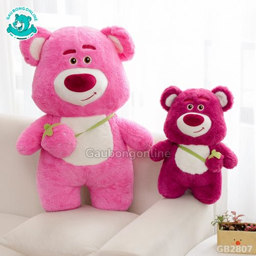 Lotso Đứng Đeo Túi Dâu đã được bán tại Gấu Bông Online