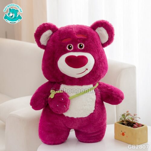 Lotso Đứng Đeo Túi Dâu dễ thương