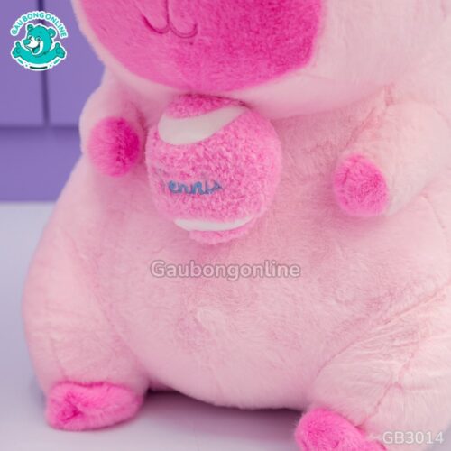 Chuột Capybara Hồng Rút Bóng