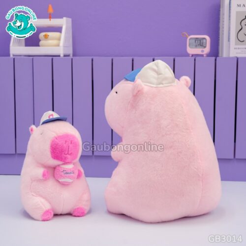 Chuột Capybara Hồng Rút Bóng