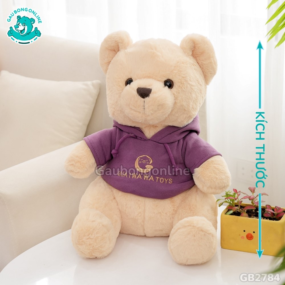 Cách đo kích thước của Gấu Mặc Áo Nỉ