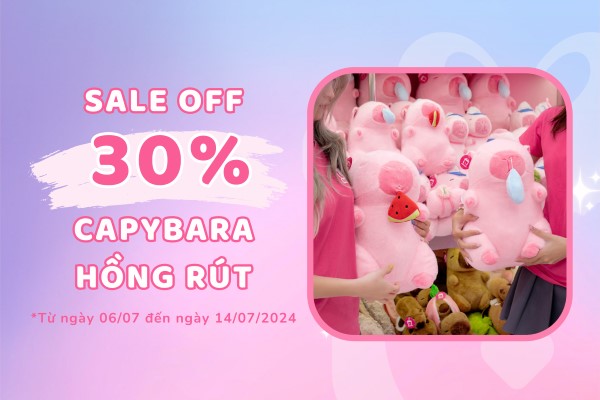Bemori Sale Mát, Át Nắng Hè, Capybara Giá 1K!
