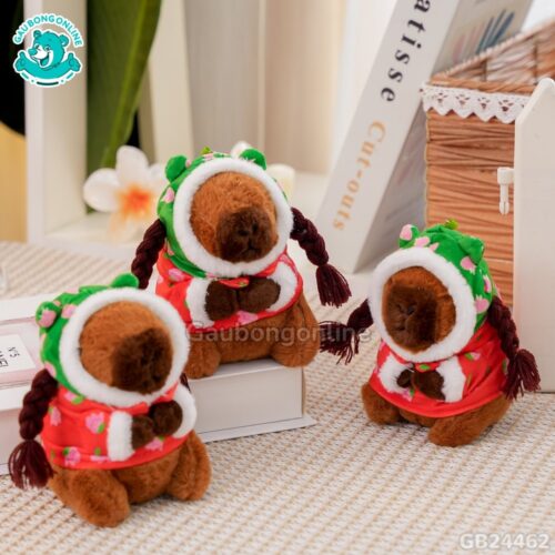 Móc Khoá Chuột Capybara Mặc Áo Công Phượng