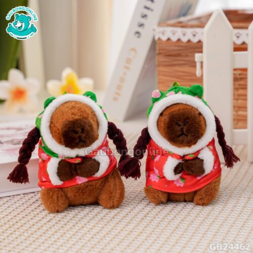 Móc Khoá Chuột Capybara Mặc Áo Công Phượng