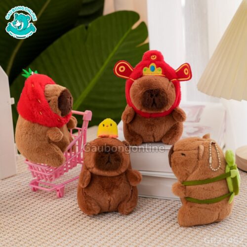 Móc Khóa Chuột Capybara thiết kế ngộ nhĩnh