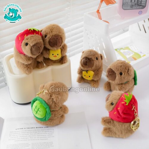 Móc Khóa Gấu Bông Capybara