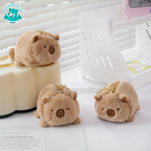Móc Khóa Gấu Bông Capybara