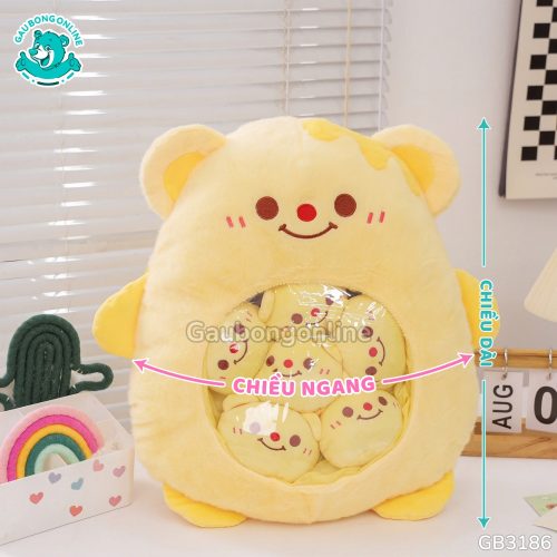 Cách đo kích thuớc Gia Đình Butter Bear