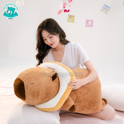 Capybara Nằm Bánh Mỳ